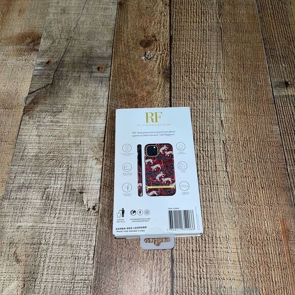 iPhone 11 Pro Case Richmond & Finch Samba Red Leopard - Picture 5 of 8